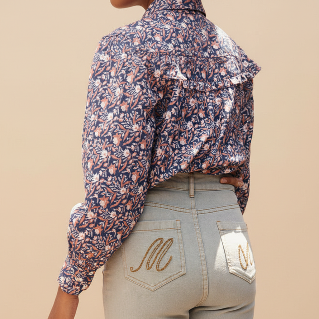Amelie Blouse With Frill - Edited 3
