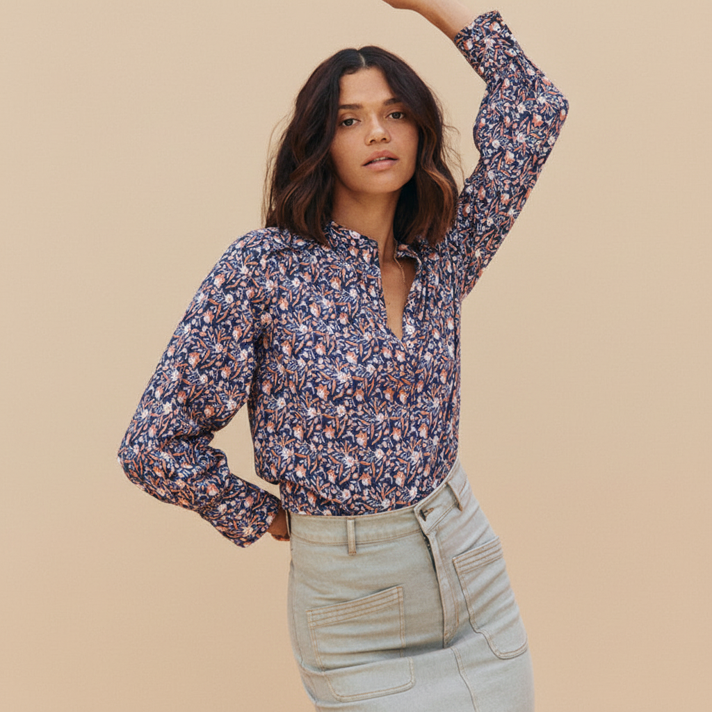 Amelie Blouse With Frill - Edited 1